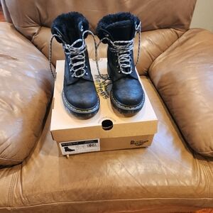 Dr. Martens women's fur-lined bootie